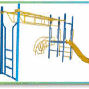 Extra Wide FRP Slide (15x12x8 ft)