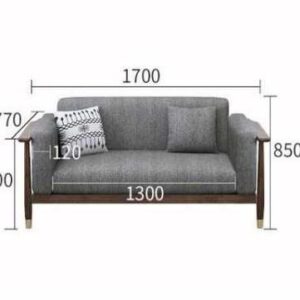 2-Seater Sofa 1700×770×850mm